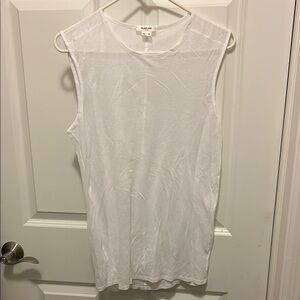 Helmut Lang - White Sleeveless Women's Top